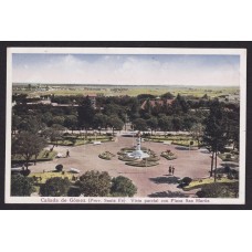 CAÑADA DE GOMEZ SANTA FE PLAZA SAN MARTIN ANTIGUA TARJETA POSTAL